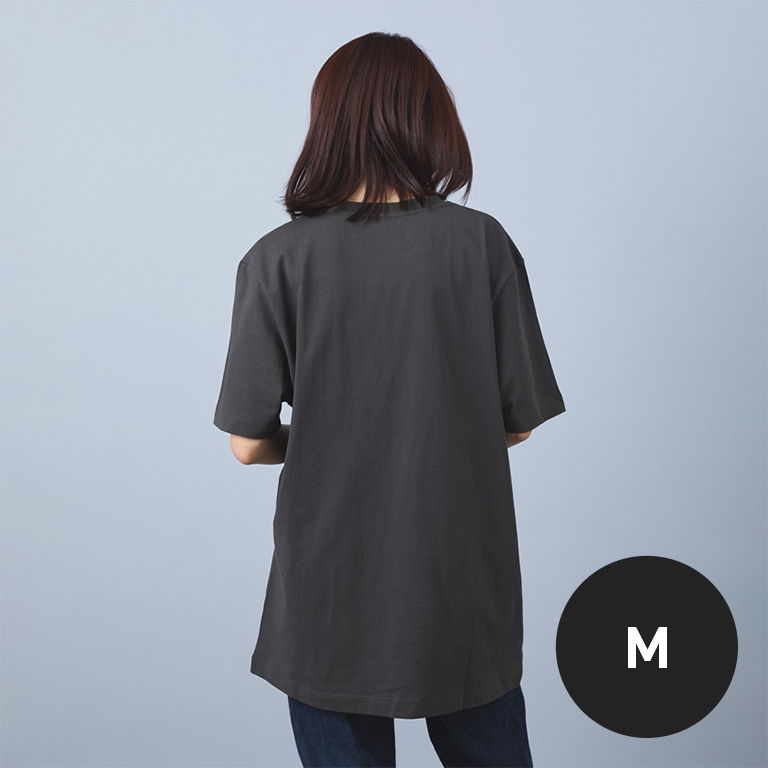 WAVEロゴ 点字モチーフ チャリティ Tシャツ GRAY Mサイズ FRONT